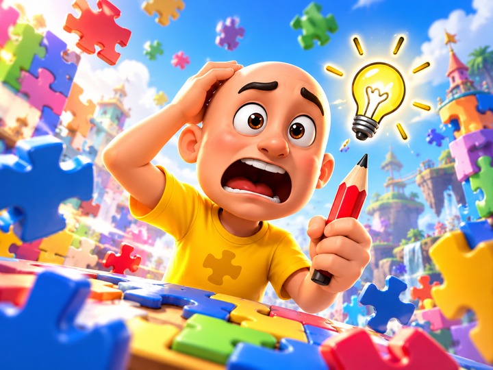 Prankster: Tricky Brain Puzzle - approved illustrative concept artwork