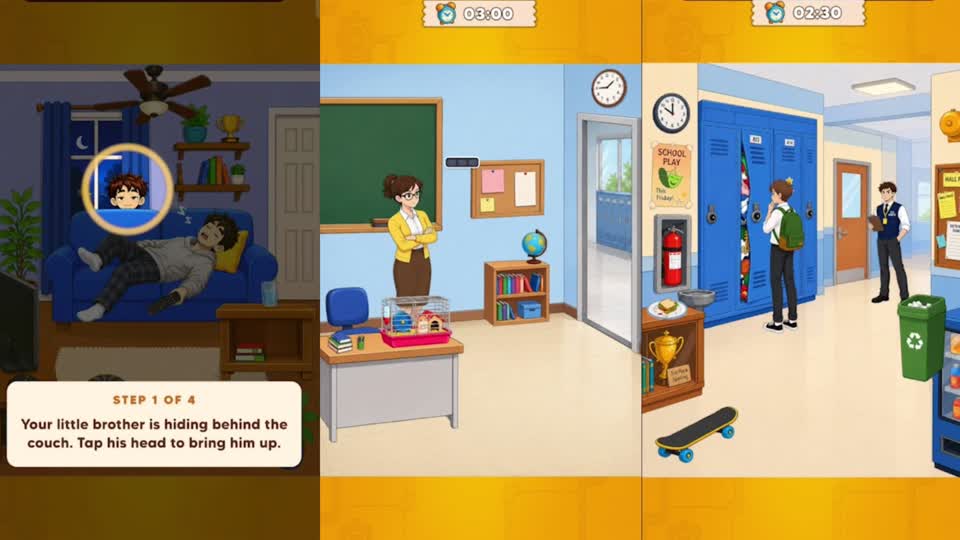 Prankster gameplay video still