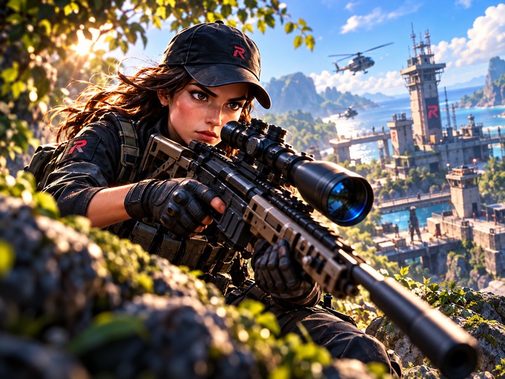Camo Blindspot Sniper - approved illustrative concept artwork